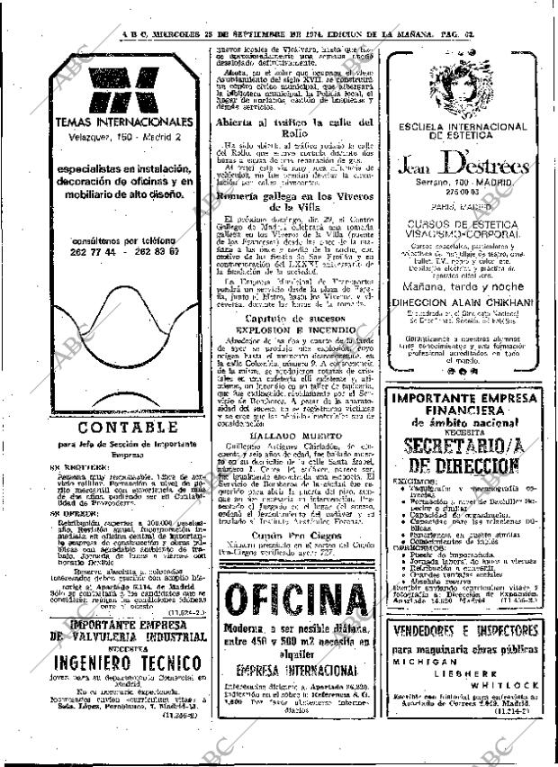 ABC MADRID 25-09-1974 página 63