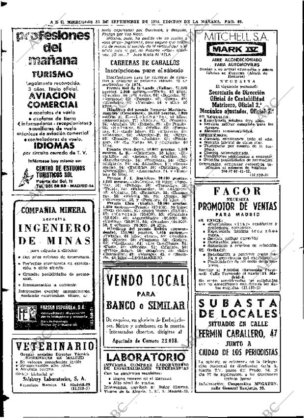 ABC MADRID 25-09-1974 página 86