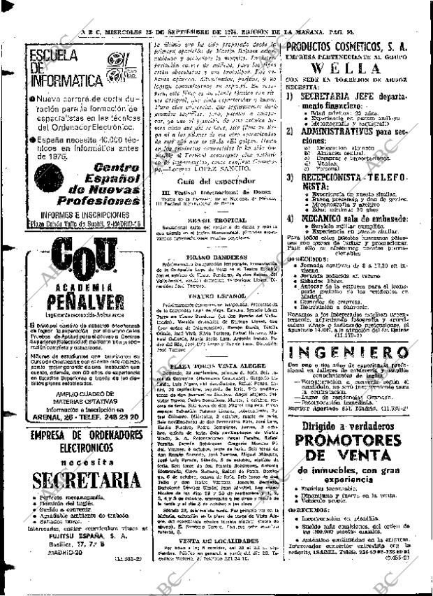 ABC MADRID 25-09-1974 página 94