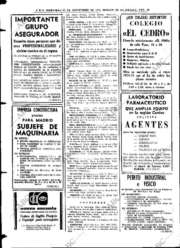 ABC MADRID 25-09-1974 página 98