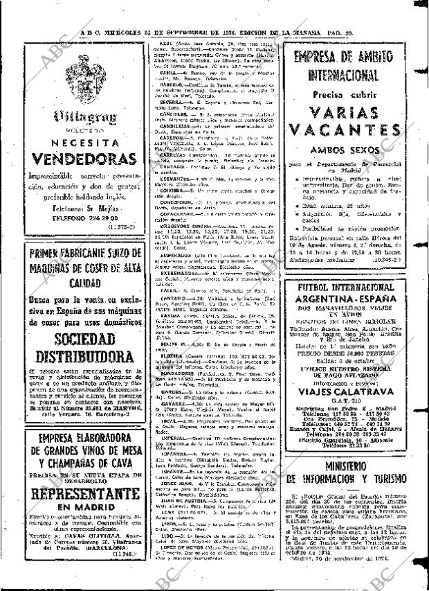 ABC MADRID 25-09-1974 página 99