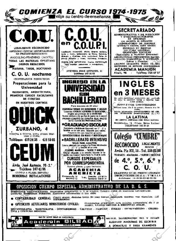 ABC MADRID 27-09-1974 página 134