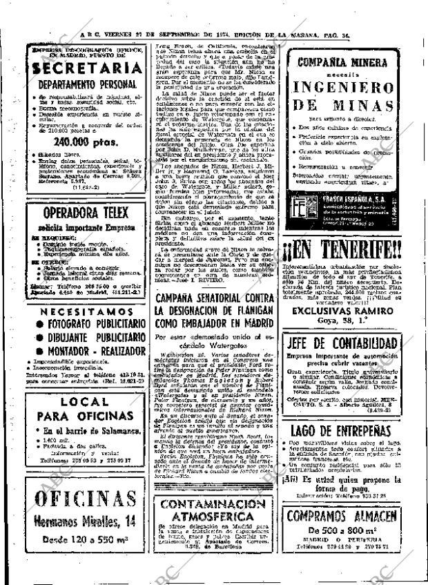 ABC MADRID 27-09-1974 página 30