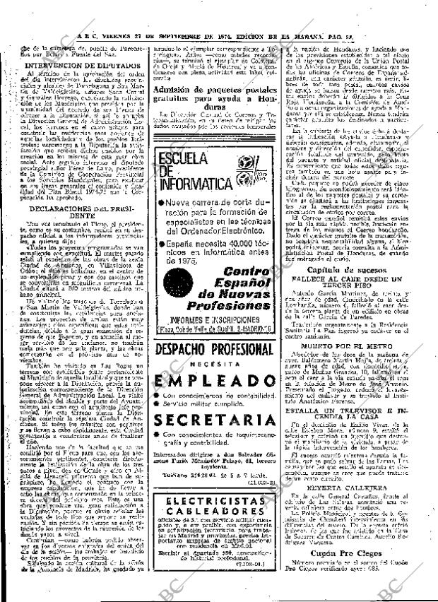 ABC MADRID 27-09-1974 página 54