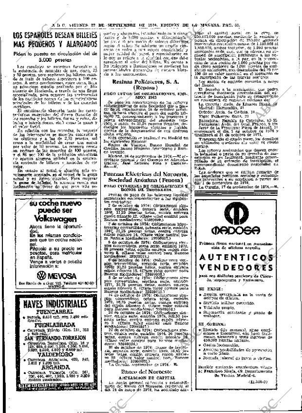 ABC MADRID 27-09-1974 página 62