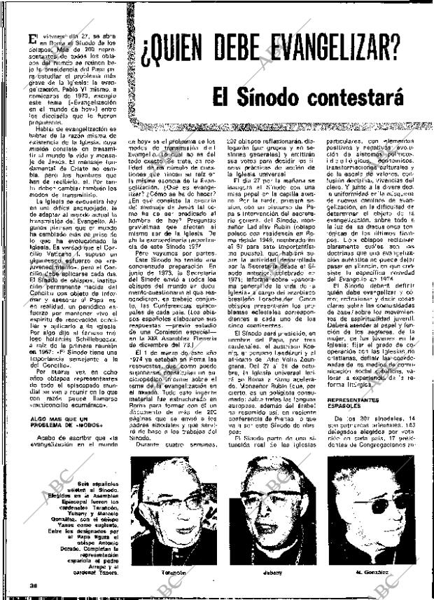 BLANCO Y NEGRO MADRID 28-09-1974 página 36