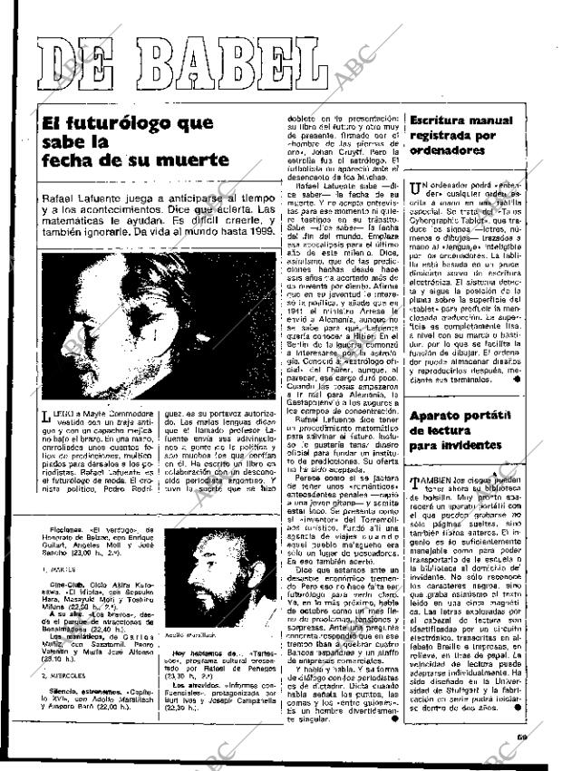 BLANCO Y NEGRO MADRID 28-09-1974 página 59