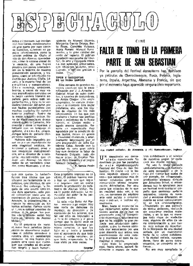 BLANCO Y NEGRO MADRID 28-09-1974 página 65