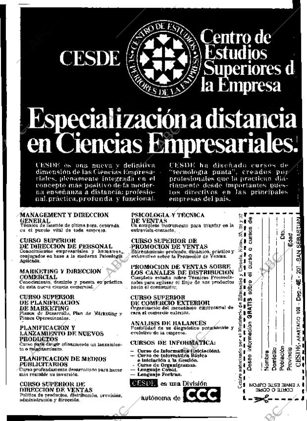 ABC MADRID 29-09-1974 página 122