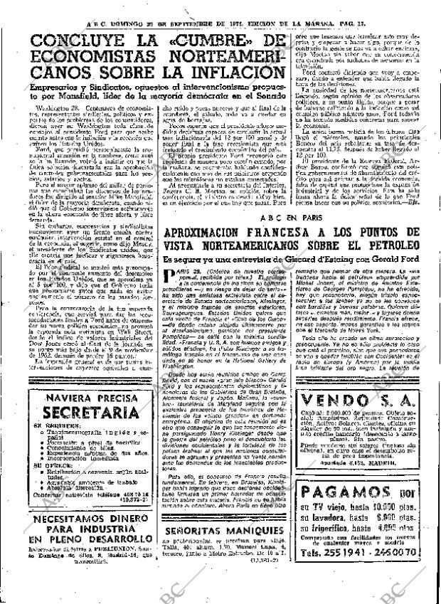 ABC MADRID 29-09-1974 página 13