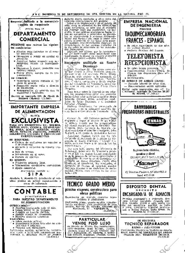 ABC MADRID 29-09-1974 página 18