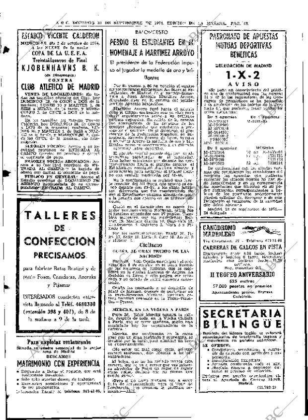 ABC MADRID 29-09-1974 página 64