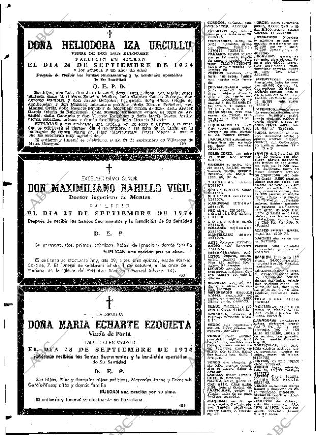 ABC MADRID 01-10-1974 página 92