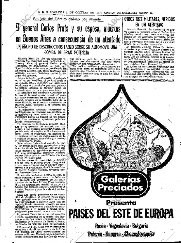ABC SEVILLA 01-10-1974 página 19