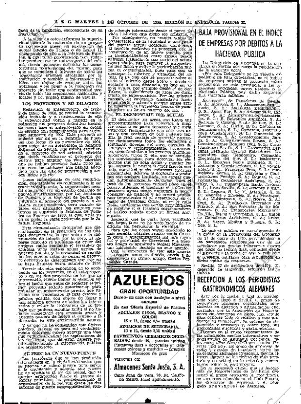 ABC SEVILLA 01-10-1974 página 32