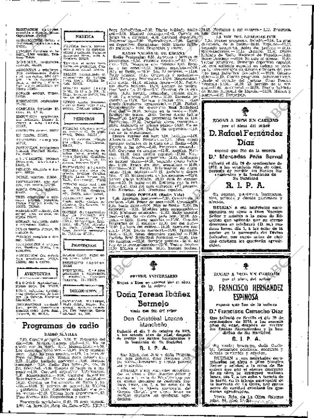 ABC SEVILLA 06-10-1974 página 74
