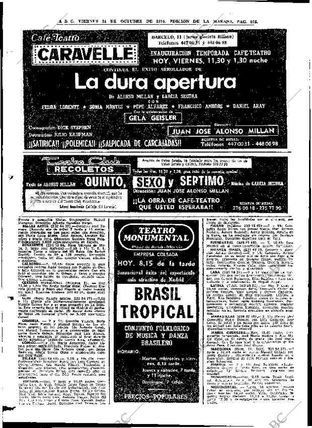ABC MADRID 11-10-1974 página 102