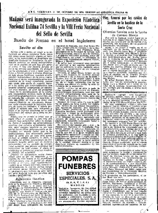 ABC SEVILLA 11-10-1974 página 49