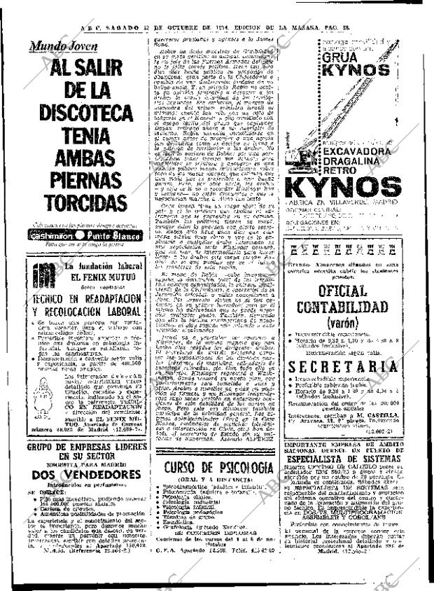 ABC MADRID 12-10-1974 página 36