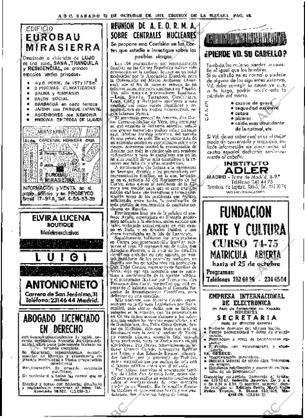 ABC MADRID 12-10-1974 página 63