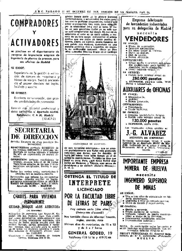 ABC MADRID 12-10-1974 página 66