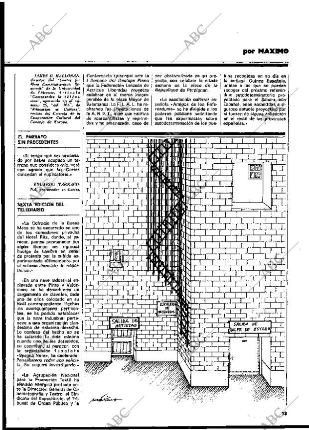 BLANCO Y NEGRO MADRID 12-10-1974 página 13