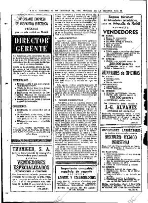 ABC MADRID 13-10-1974 página 64