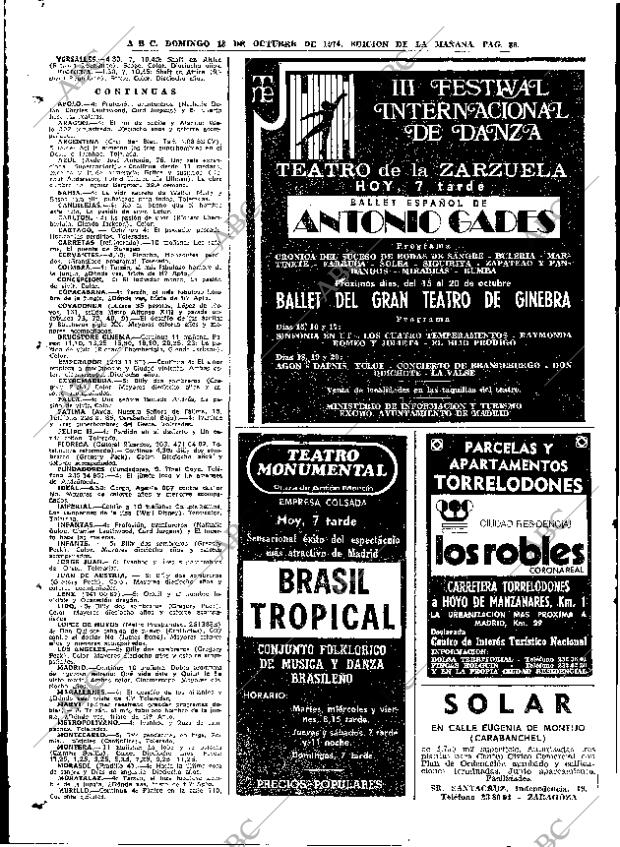 ABC MADRID 13-10-1974 página 86