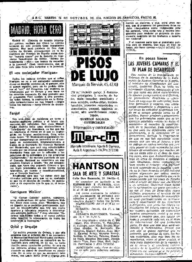 ABC SEVILLA 15-10-1974 página 18