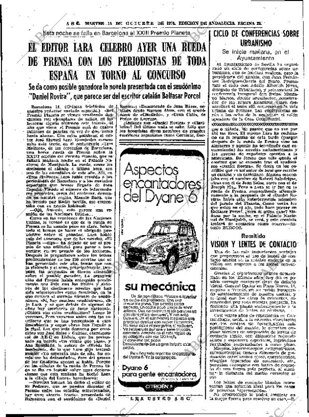 ABC SEVILLA 15-10-1974 página 29