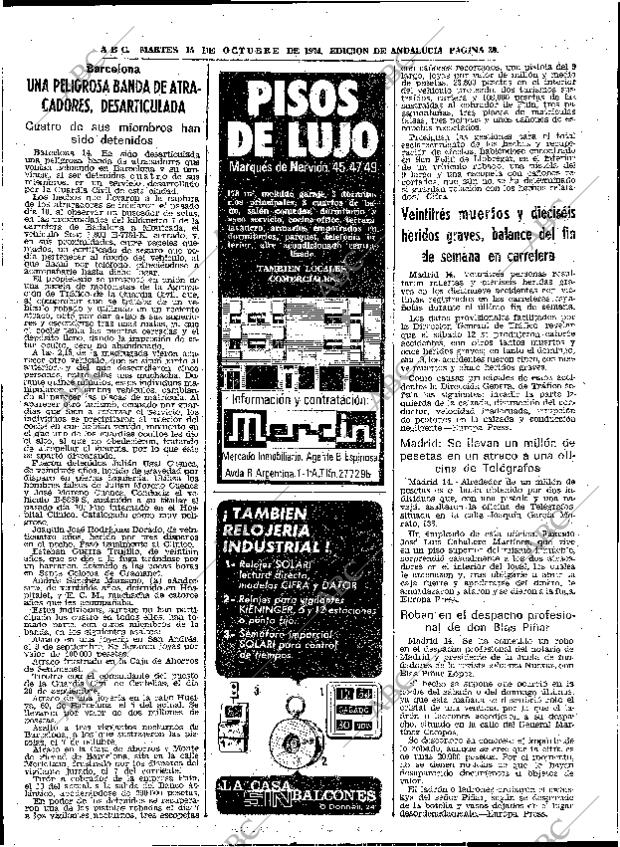 ABC SEVILLA 15-10-1974 página 30