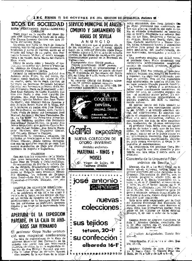 ABC SEVILLA 17-10-1974 página 52