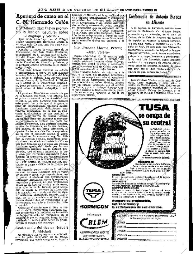 ABC SEVILLA 17-10-1974 página 53