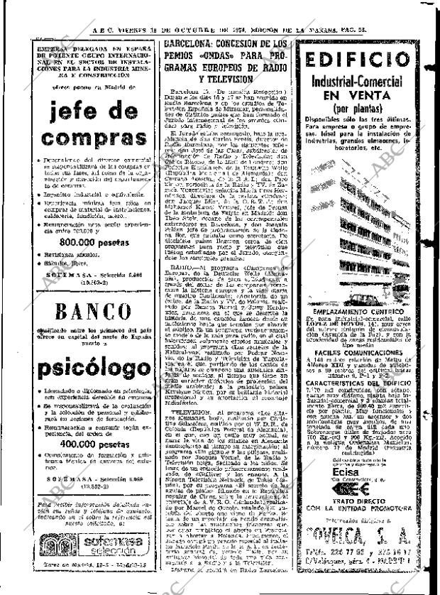 ABC MADRID 18-10-1974 página 83