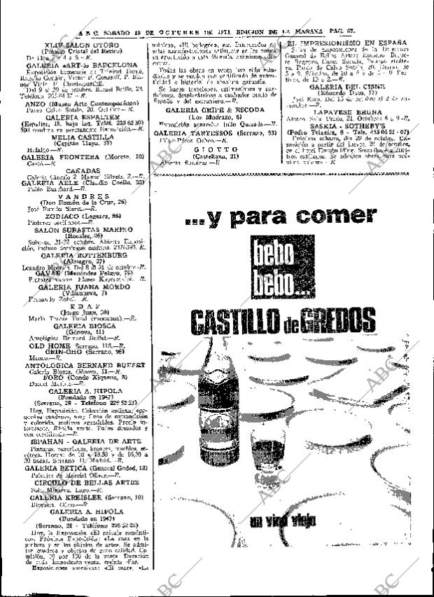 ABC MADRID 19-10-1974 página 67