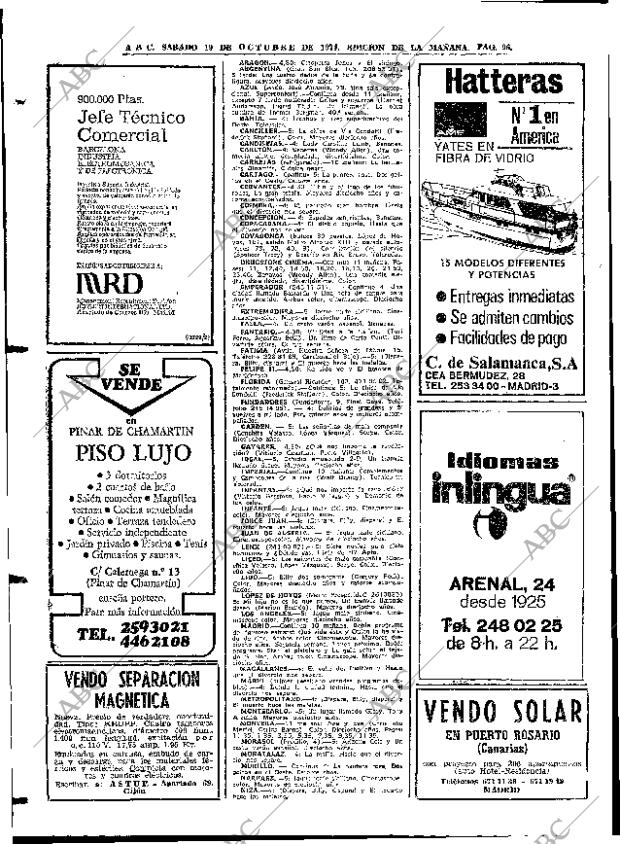 ABC MADRID 19-10-1974 página 96