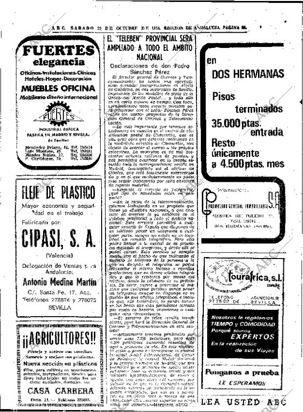 ABC SEVILLA 19-10-1974 página 58