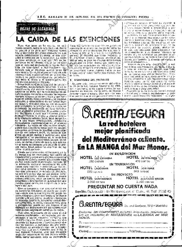 ABC SEVILLA 19-10-1974 página 87