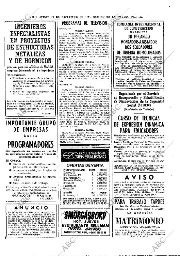 ABC MADRID 24-10-1974 página 101