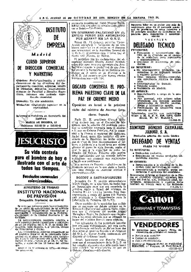 ABC MADRID 24-10-1974 página 34