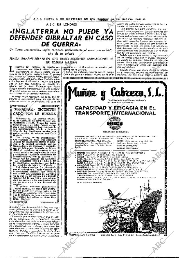 ABC MADRID 24-10-1974 página 39