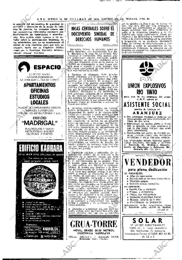 ABC MADRID 24-10-1974 página 42