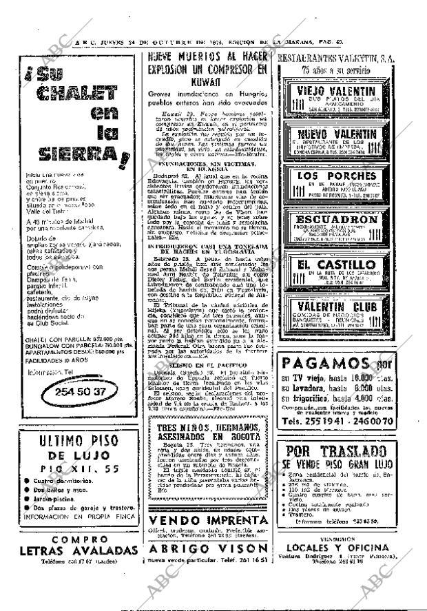 ABC MADRID 24-10-1974 página 43