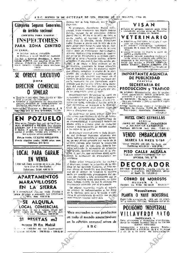 ABC MADRID 24-10-1974 página 46