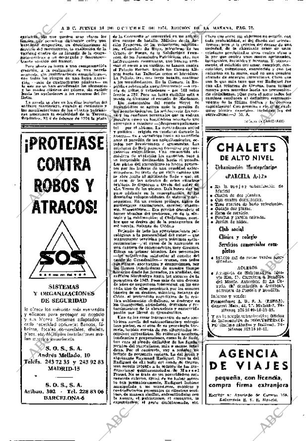 ABC MADRID 24-10-1974 página 70