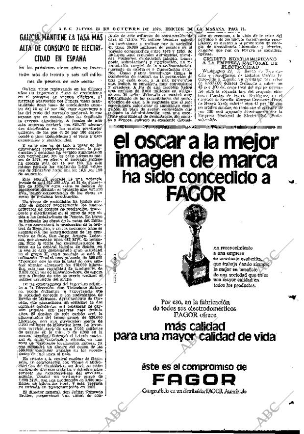 ABC MADRID 24-10-1974 página 75