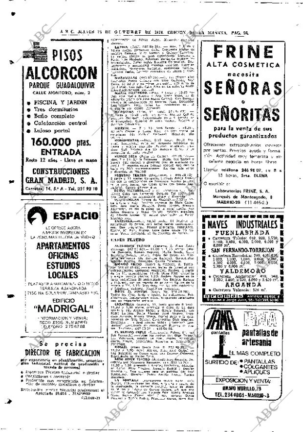 ABC MADRID 24-10-1974 página 94