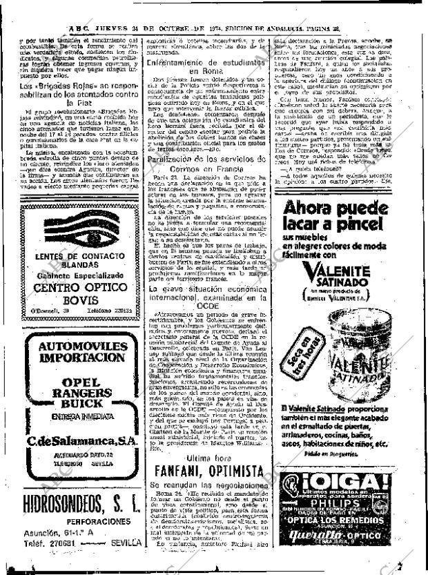 ABC SEVILLA 24-10-1974 página 32