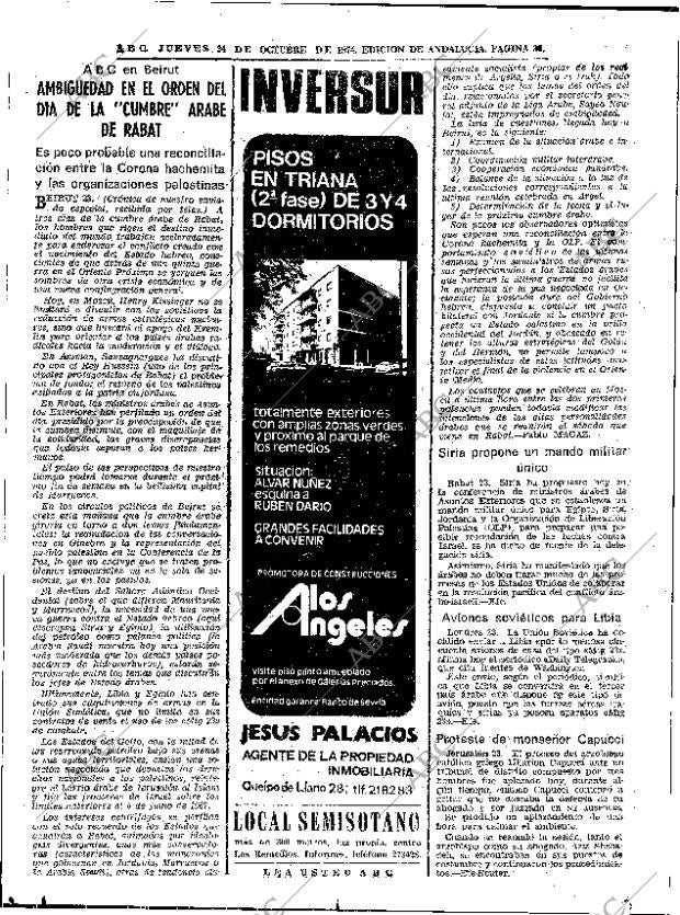 ABC SEVILLA 24-10-1974 página 36