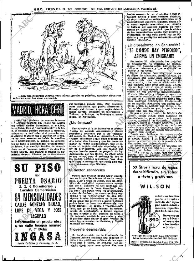 ABC SEVILLA 24-10-1974 página 38